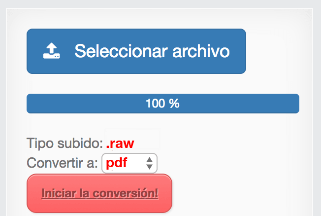 Comment convertir RAW en PDF en ligne